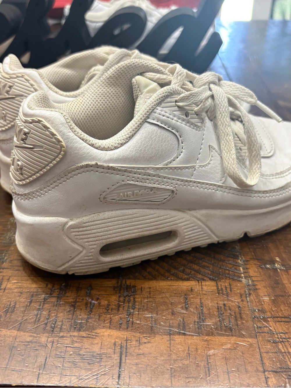 Kids Nike Air Max 90 size 3.5 white